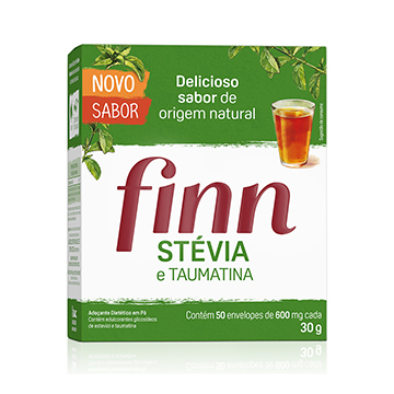 Adoçante Pó Finn Stévia Sachê 6g CX 50UN