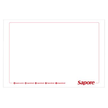 Papel Forro de Bandeja Sapore 40x28cm PCT 100UN