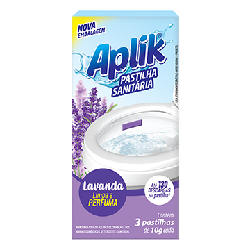 Pastilha Adesiva Aplik Lavanda CX 3UN