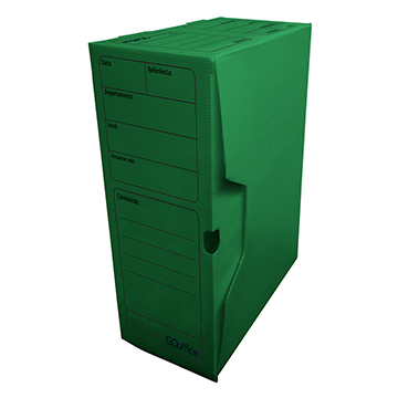 Arquivo Morto Go Office 360x130x250mm Verde 10UN