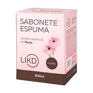 Sabonete Espuma LIKD (108 Power) Floral 800ml
