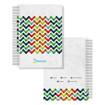 Caderno Energisa Capa Dura 21x30cm
