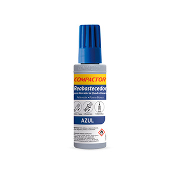 Tinta para Marcador de Quadro Branco Compactor QB Azul 30ml