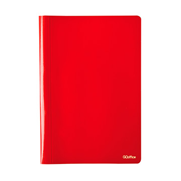 Pasta Grampo Go Office Cartão Trilho Vermelho