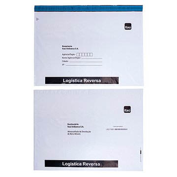 Envelope Logística Reversa Itaú PCT 5Un