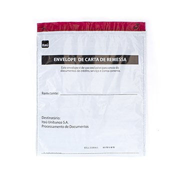 Envelope Carta de Remessa Itaú PCT 50UN