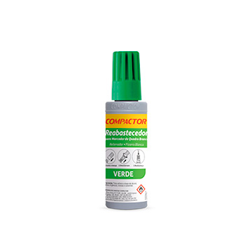 Tinta para Marcador de Quadro Branco Compactor QB VD 30ml