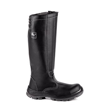 Bota Bracol 4018BYCM1402LL Preta Zíper Bico Composite 39