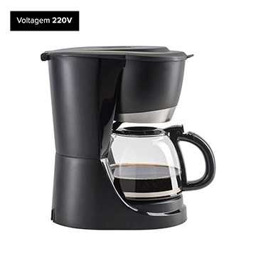 Cafeteira Agratto Vetro Caffe CEV30 Preta 30x 220V