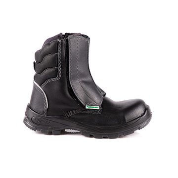Bota Bracol 4087HOFL1662LL Preta Velcro Bico Composite 39