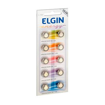 Bateria Elgin Alcalina LR54 AG10 LR1130 1.5V PCT 10UN