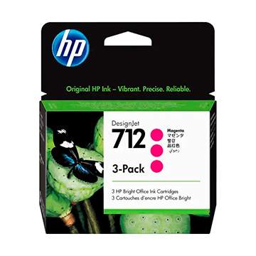Cartucho HP 3ED78A Magenta 712 Pack C3
