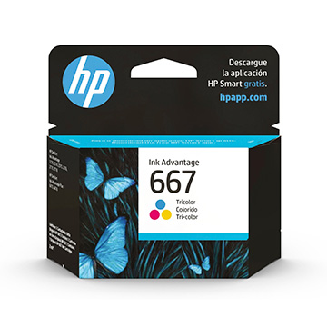 Cartucho HP 3YM78AB Color 667