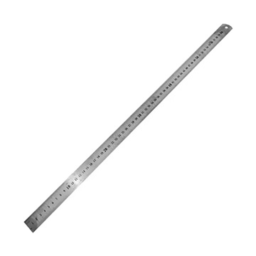 Régua Metálica de Aço 60cm