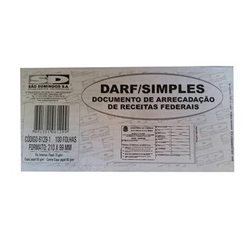 Bloco São Domingos 6128 Doc. Arrecadação Preto RF 100fls