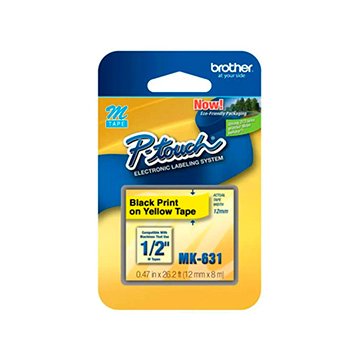 Fita Rotuladora Sacaria 12mm MK631 | Brother