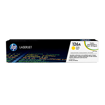Toner HP CE312A CP1025 Amarelo 126A 1.000
