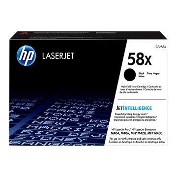 Toner Original 58X CF258X Preto | HP