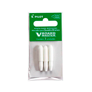 Ponta Refil P/Pincel Q.bco WBMA PT/3UN Pilot