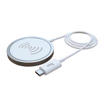 Carregador por Indução ELG 15W WQ2WH Branco