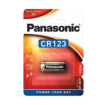 Bateria Lítio Panasonic CR-123A 3V