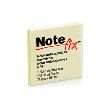 Bloco Adesivo Note Fix 3M 76X76mm Amarelo