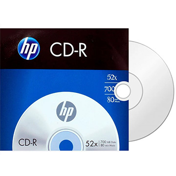 CD-R Slim HP 700MB 80Min 52x