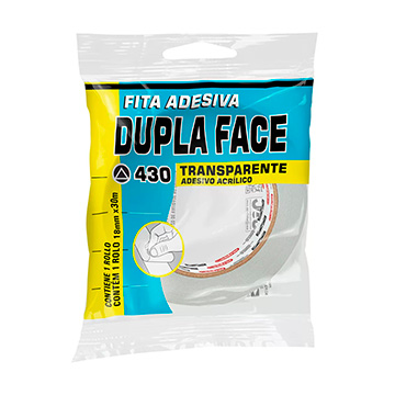 Fita Dupla Face PP Adelbrás 18mmx30m PCT 4UN