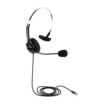 Headset P/Telefone Conexão Intelbras RJ09 CHS40