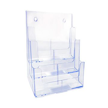 Organizador de Documentos Maxcril Triplo Vertical Vazado CR