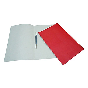 Pasta Grampo Metal Jussara Cartão Vermelho