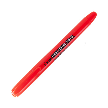 Caneta Marca Texto Pilot Lumicolor 200 SL Vermelha