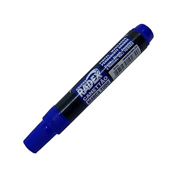 Pincel Marcador Perm. Atômico Azul Radex