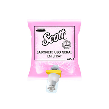 Sabonete Spray Uso Geral 400ml 6 unidades | Scott