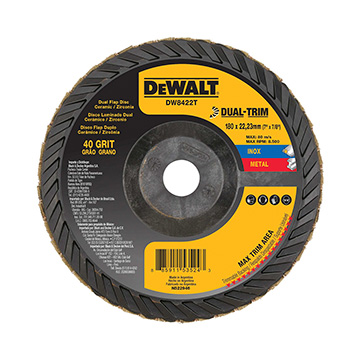 Disco Flap Dewalt 7 x 7/8 G40 Dual-Trim