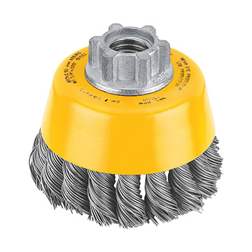 Escova De Aço Copo Dewalt 3 Trançada