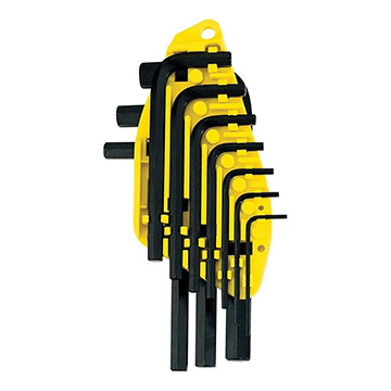 Jogo Chave Stanley Hexagonal Milimétrico Com 10PÇ