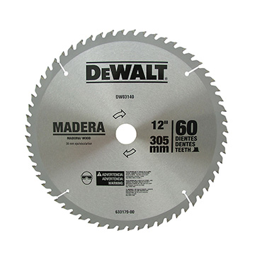 Lâmina Serra Circular Dewalt Esquadria Madeira 12 60D