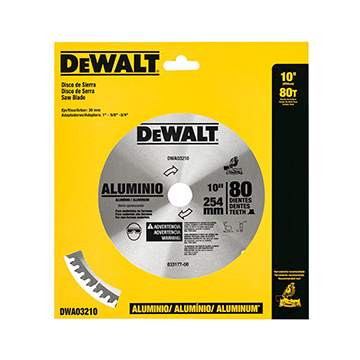 Lâmina Serra Esquadria Dewalt Alumínio 10 80D