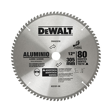 Lâmina Serra Esquadria Dewalt Alumínio 12 80D