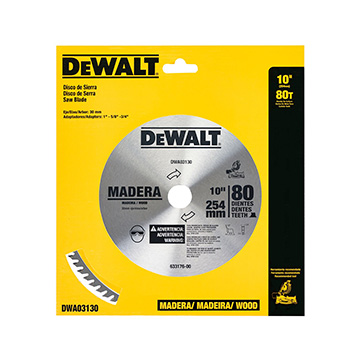 Lâmina Serra Esquadria Dewalt Madeira 10 80D