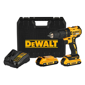 Parafusadeira e Furadeira Imp Dewalt 1/2 20V 2 Bat 2.0Ah Bi