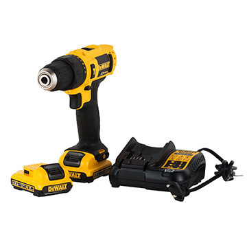 Parafusadeira e Furadeira Dewalt 3/8 12V 2 Bat 2.0Ah Bivolt