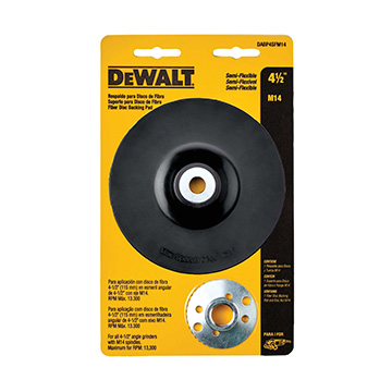 Suporte Disco Lixa Dewalt 7 Semi Flexível M15