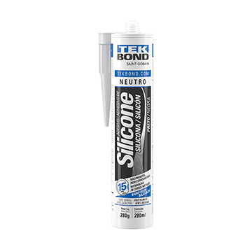 Silicone Neutro Tekbond 280g Preto