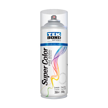 Tinta Spray Super Color Tekbond Verniz Brilhante 350ml 250g
