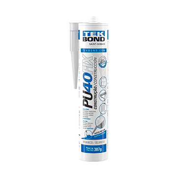 Adesivo PU40 Fix Tekbond Branco Cartucho 387g 280ml