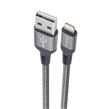 Cabo USB Geonav para Lightning Trançado ESLISG 1M