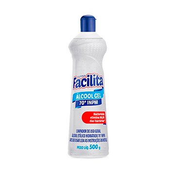 Álcool Gel 70° Facilita 500g