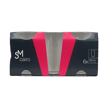 Copo Cairo Long Drink 350ml Luva c/6UN
